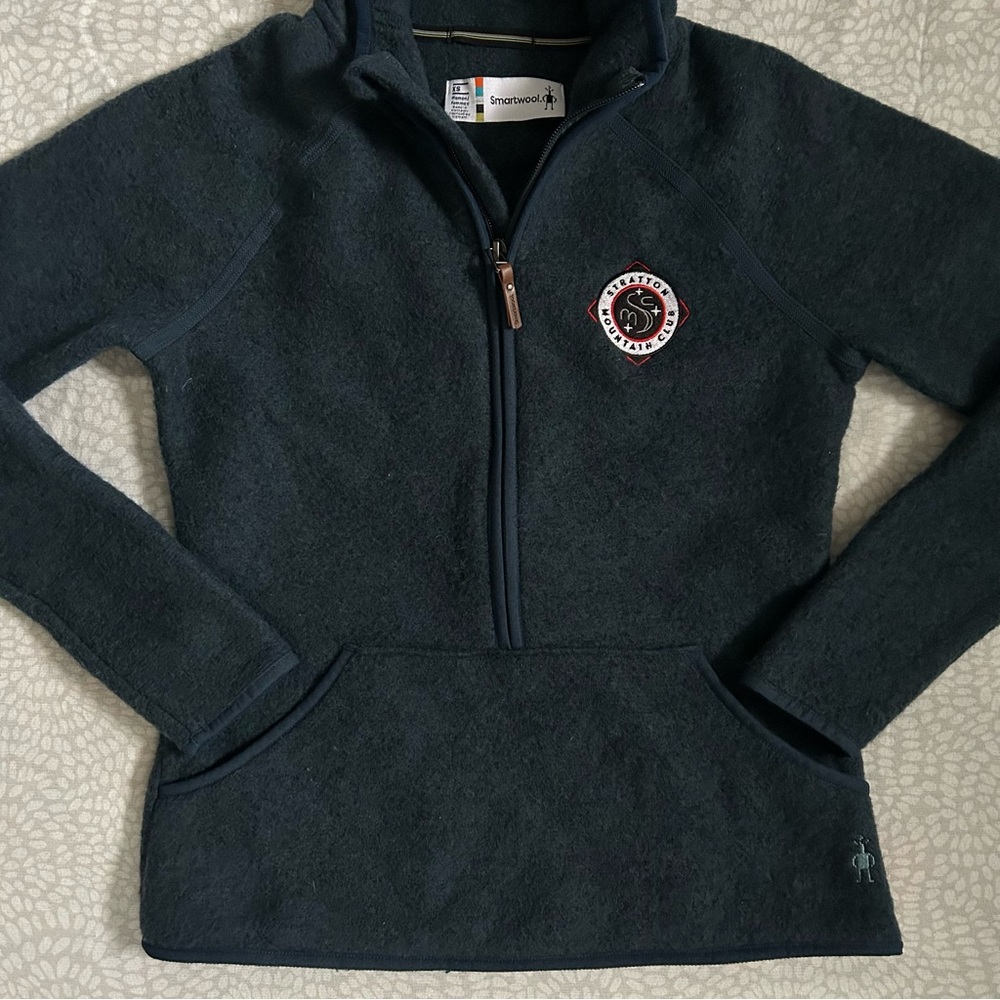 Smartwool Women’s Half Zip hoodie size XSmall - Picture 4 of 5